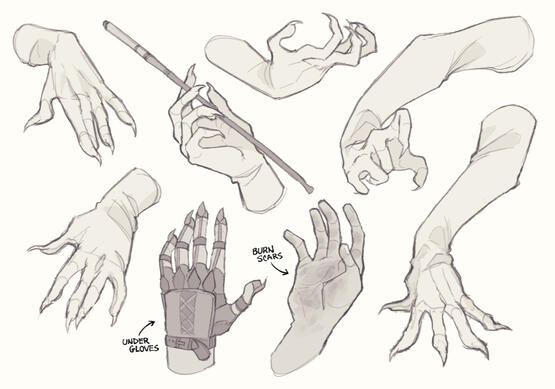gloved hands gloved hands
